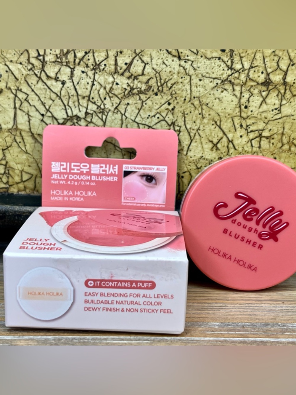 Holika Holika Jelly Dough Blusher - 03 Strawberry Jelly (K-Beauty)